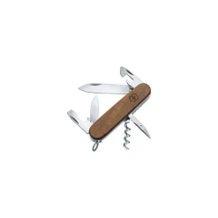 VICTORINOX Accessoires Vin|Ouvre Boîte|Couteau Suisse 10 Fonctions en Noyer Spartan