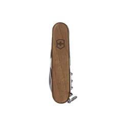 VICTORINOX Accessoires Vin|Ouvre Boîte|Couteau Suisse 10 Fonctions en Noyer Spartan