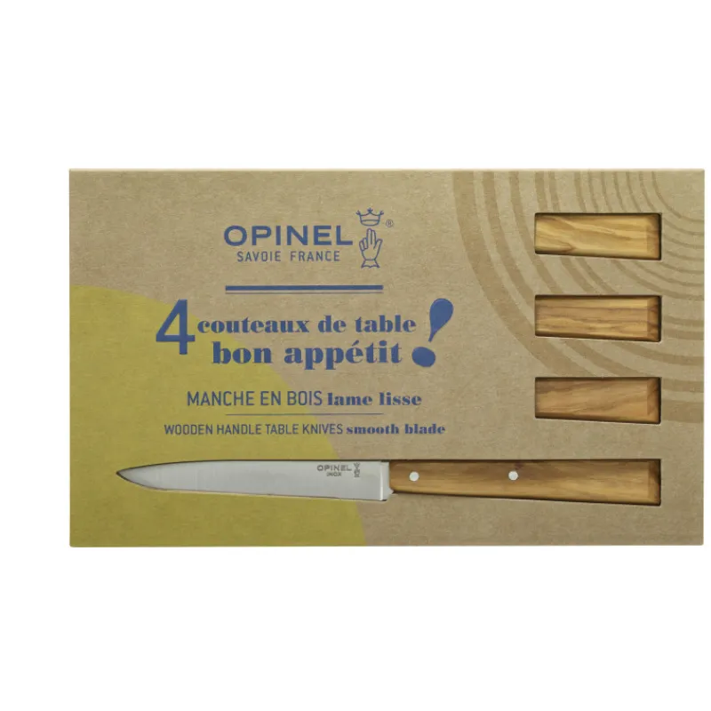 OPINEL Couverts|Couteaux de Table (x4) Sud Bon Appétit !