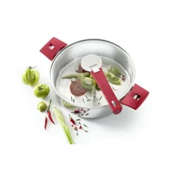 CRISTEL Couvercle De Cuisson|Couvercle en Verre bombé Platine Ø 28 cm