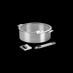 CRISTEL Couvercle De Cuisson|Couvercle Plat en Verre Trempé 22 cm Strate Amovible