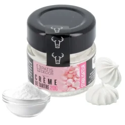 PATISDECOR Additifs Alimentaires|Crème de Tartre 20 g Patisdécor