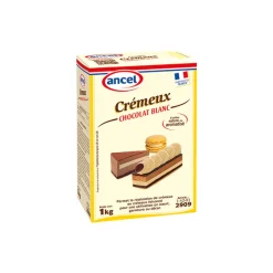 ANCEL Préparation Pâtisserie|Crémeux Chocolat Blanc 1kg