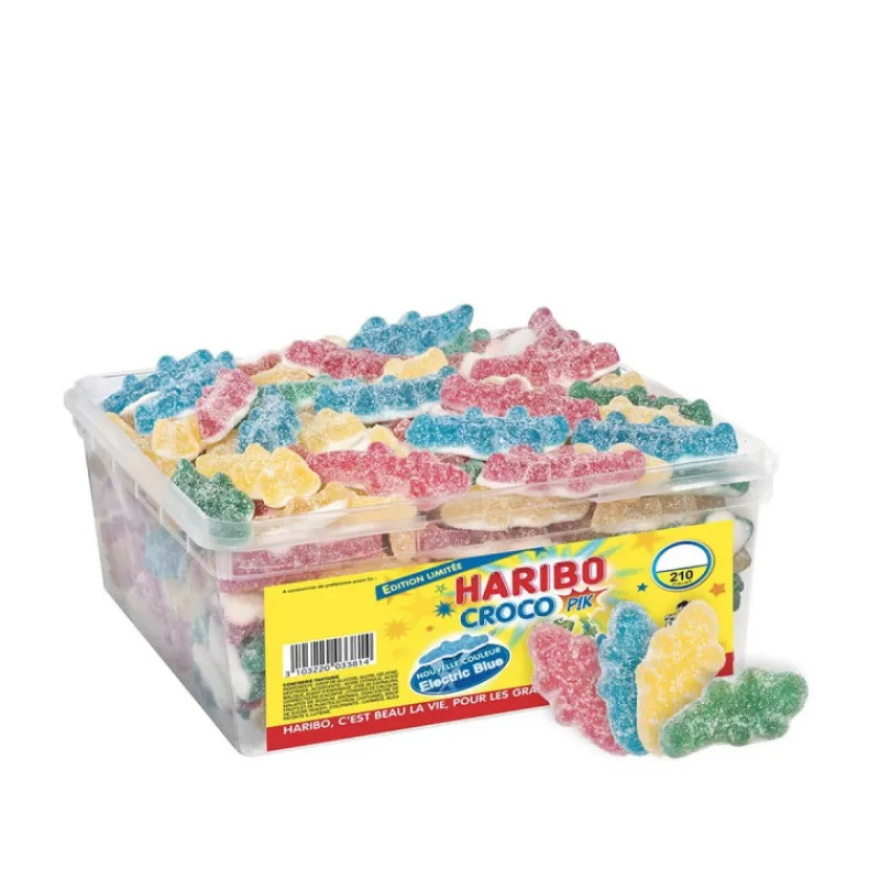 HARIBO Confiserie|Croco Pik x 210 - Boîte Bonbon