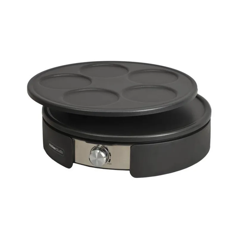 KITCHENCHEF Crêpière Eléctrique|Crêpière Electrique 37 cm