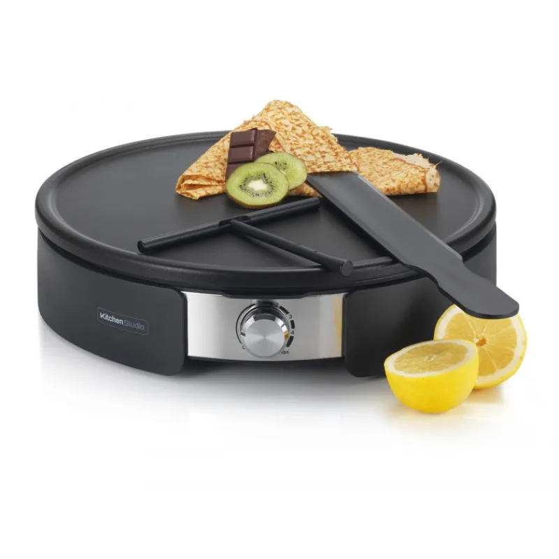 KITCHENCHEF Crêpière Eléctrique|Crêpière Electrique 37 cm