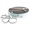 SCRAPCOOKING Crêpière Eléctrique|Crêpière Électrique 28 cm avec Accessoires