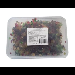 CUISINEADDICT Fruits Confits|Cubes de Melon confit tricolores 1 kg