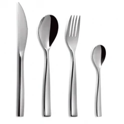 COMAS Couverts|Cuillère à Dessert Ibiza (x12) Inox 18/10 3,5 mm