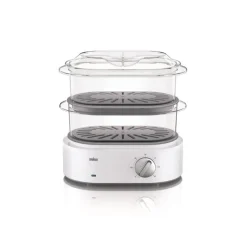 CUISINEADDICT Cuiseur Vapeur|Cuiseur Vapeur Electrique IDENTITY COLLECTION Blanc Braun
