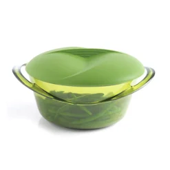 MASTRAD Cuiseur Vapeur|Cuit Vapeur en Silicone XL Vert