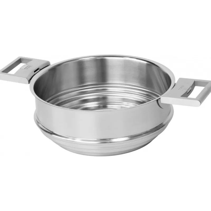 CRISTEL Cuiseur Vapeur|Cuit Vapeur Inox Ø 24 cm Strate Amovible