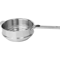 CRISTEL Cuiseur Vapeur|Cuit Vapeur Inox Ø 24 cm Strate Amovible