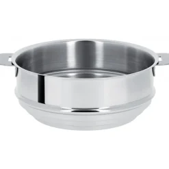 CRISTEL Cuiseur Vapeur|Cuit Vapeur Universel Mutine Ø 20 cm Manche Amovible Inox