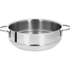 CRISTEL Cuiseur Vapeur|Cuit Vapeur Universel Mutine Ø 24 cm Manche Fixe Inox