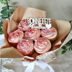 PATISDECOR Décoration Gâteau|Décor Bonne Fête Maman sur Pic (x2) Patisdécor