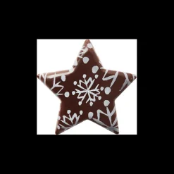 FLORENSUC Décoration Comestible|Décor en Chocolat Etoile Flocon 3,7 cm (x112)