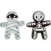 FLORENSUC Décoration Comestible|Décors en Chocolat Momie et Squelette 3,5 x 4 cm (x144)