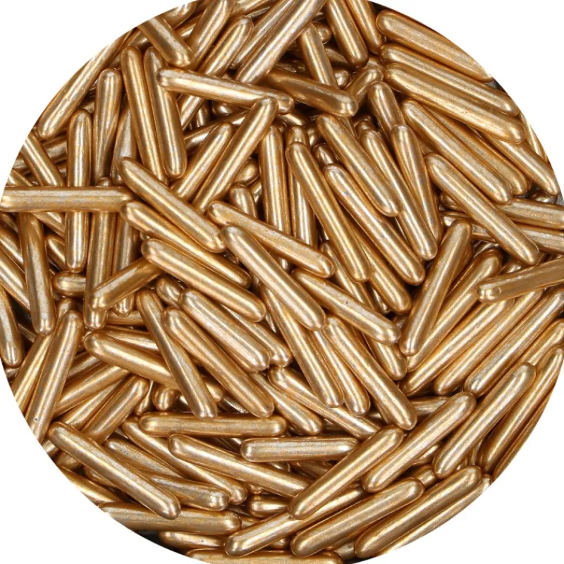 FUNCAKES Décoration Comestible|Décors en Sucre Bâtonnets Bronze 70 g