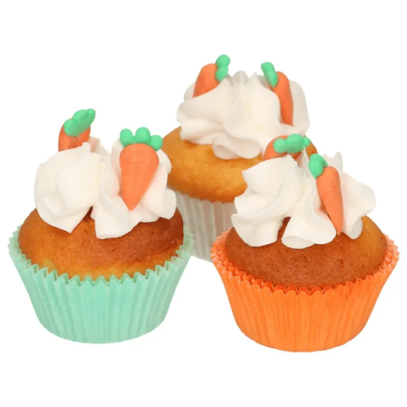 FUNCAKES Décoration Comestible|Décors en Sucre Carotte (x16)