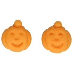 FUNCAKES Décoration Comestible|Décors en Sucre Citrouilles Halloween (x12)