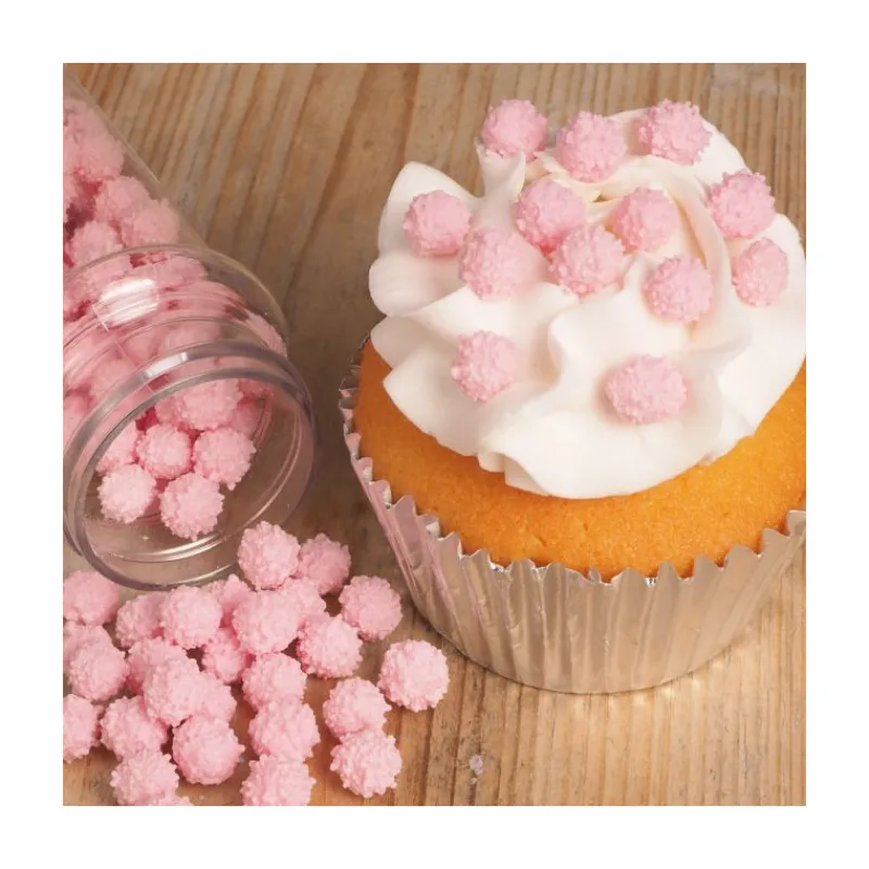 FUNCAKES Décoration Comestible|Décors en Sucre Mimosa Rose 45g