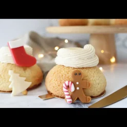 SCRAPCOOKING Décoration Comestible|Décors Pâte d'Amande Noël (x6)