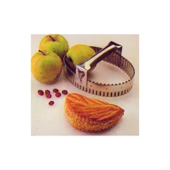 MATFER Emporte Pièce - Découpoir Pâtisserie|Moules À Gâteaux|Découpoir à Chausson Inox à Poignée