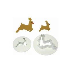 PME Emporte Pièce - Découpoir Pâtisserie|Découpoir Renne sautillant (x2)
