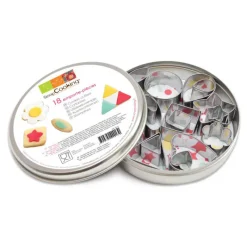 SCRAPCOOKING Emporte Pièce - Découpoir Pâtisserie|Découpoirs Décoration de biscuits (x18)
