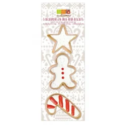 SCRAPCOOKING Emporte Pièce - Découpoir Pâtisserie|Découpoirs Noël Inox Dorés x3