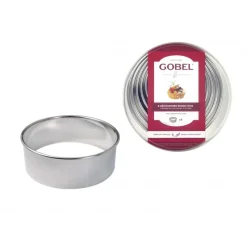 GOBEL Emporte Pièce - Découpoir Pâtisserie|Découpoirs Ronds unis inox (boite de 8)