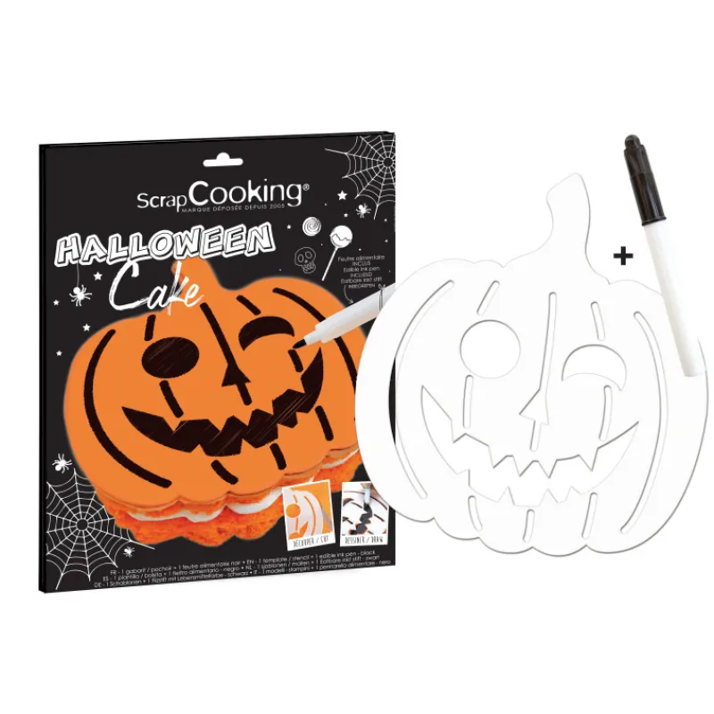 CUISINEADDICT Ustensiles Décor Gâteau|DEFAUT Pochoir Gâteau Halloween Scrapcooking