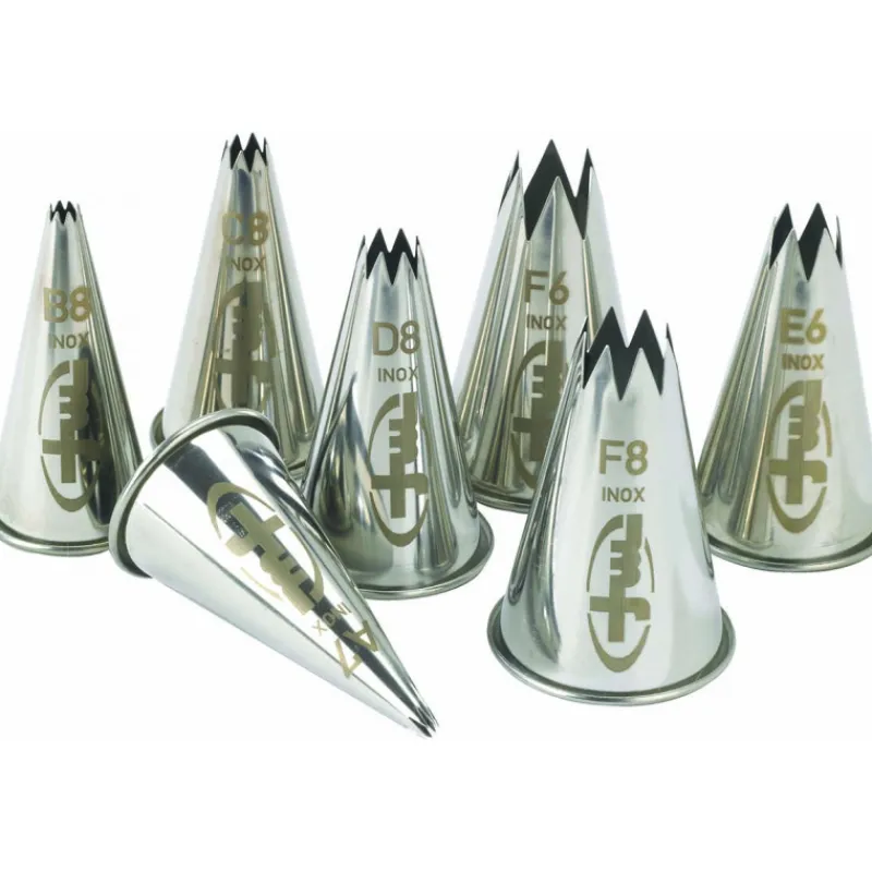 MALLARD FERRIERE Douilles Pâtisserie|Douille Cannelée Inox A6 Ø 3 mm Mallard Ferrière