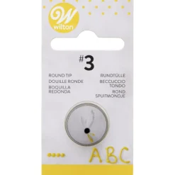 WILTON Douilles Pâtisserie|Douille Pâtissière Ronde n°003