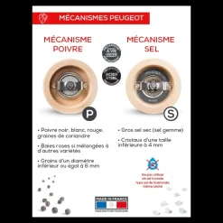 PEUGEOT Moulin|Duo Moulin à Poivre et Sel Tahiti Terre 15 cm