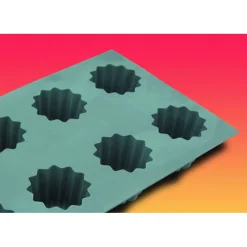 DE BUYER Moule Silicone|Moules À Gâteaux|Elastomoule à Cannelé - 8 empreintes 30 x 17,6 cm - Silicone
