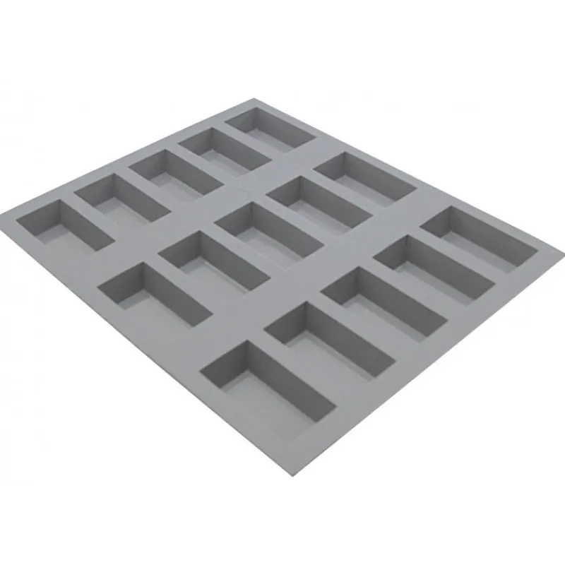 DE BUYER Moule Silicone|Elastomoule Financier - 15 empreintes 21 x 17,6 cm - Silicone