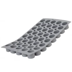 DE BUYER Moule Silicone|Elastomoule mini-Cylindre - 40 empreintes 30 x 17,6 cm - Silicone