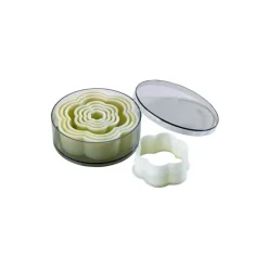 MALLARD FERRIERE Emporte Pièce - Découpoir Pâtisserie|Emporte Pièce Fleur Uni Polyglass (x8)