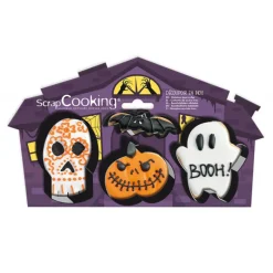 SCRAPCOOKING Emporte Pièce - Découpoir Pâtisserie|Emporte Pièce Halloween x4