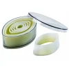 MALLARD FERRIERE Emporte Pièce - Découpoir Pâtisserie|Emporte Pièce Ovale Uni Pointu Polyglass (x7)