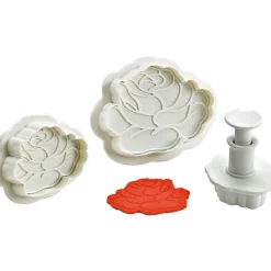 MALLARD FERRIERE Emporte Pièce - Découpoir Pâtisserie|Emporte Pièce Rose Ø 35, 50, 70 mm
