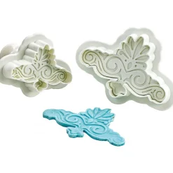 MALLARD FERRIERE Emporte Pièce - Découpoir Pâtisserie|Emporte Pièce Volutes Ornées 50, 70 mm
