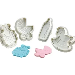 MALLARD FERRIERE Emporte Pièce - Découpoir Pâtisserie|Emporte Pièces Naissance (x4)