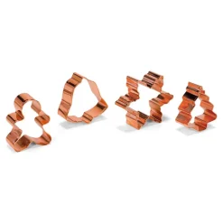 PATISSE Emporte Pièce - Découpoir Pâtisserie|Emporte Pièces Noël Inox (x4)