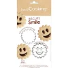 SCRAPCOOKING Emporte Pièce - Découpoir Pâtisserie|Emporte-Pièce Biscuit Sourire en Inox (x2)