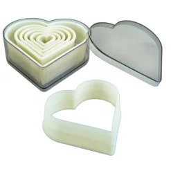 IBILI Emporte Pièce - Découpoir Pâtisserie|Emporte-Pièce Coeur Polyglass (x7)