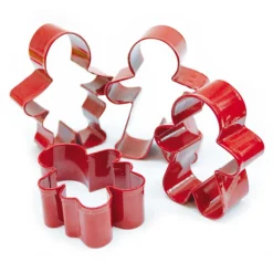 SCRAPCOOKING Emporte Pièce - Découpoir Pâtisserie|Emporte-Pièces Bonshommes Pain d'Epices (x4)