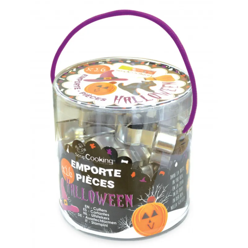 SCRAPCOOKING Emporte Pièce - Découpoir Pâtisserie|Emporte-Pièces Halloween x16